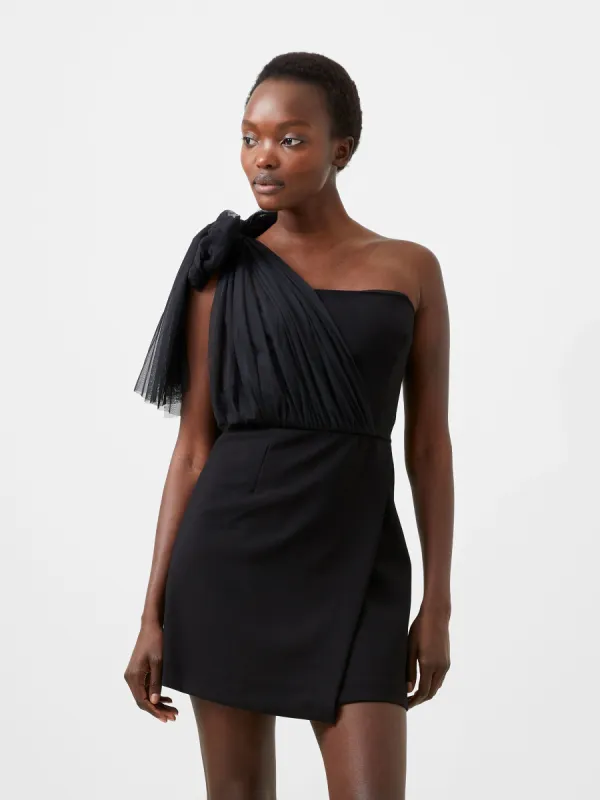 Whisper One Shoulder Tulle Dress sold by French Connection