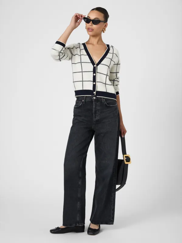 Check Cardigan sold by French Connection