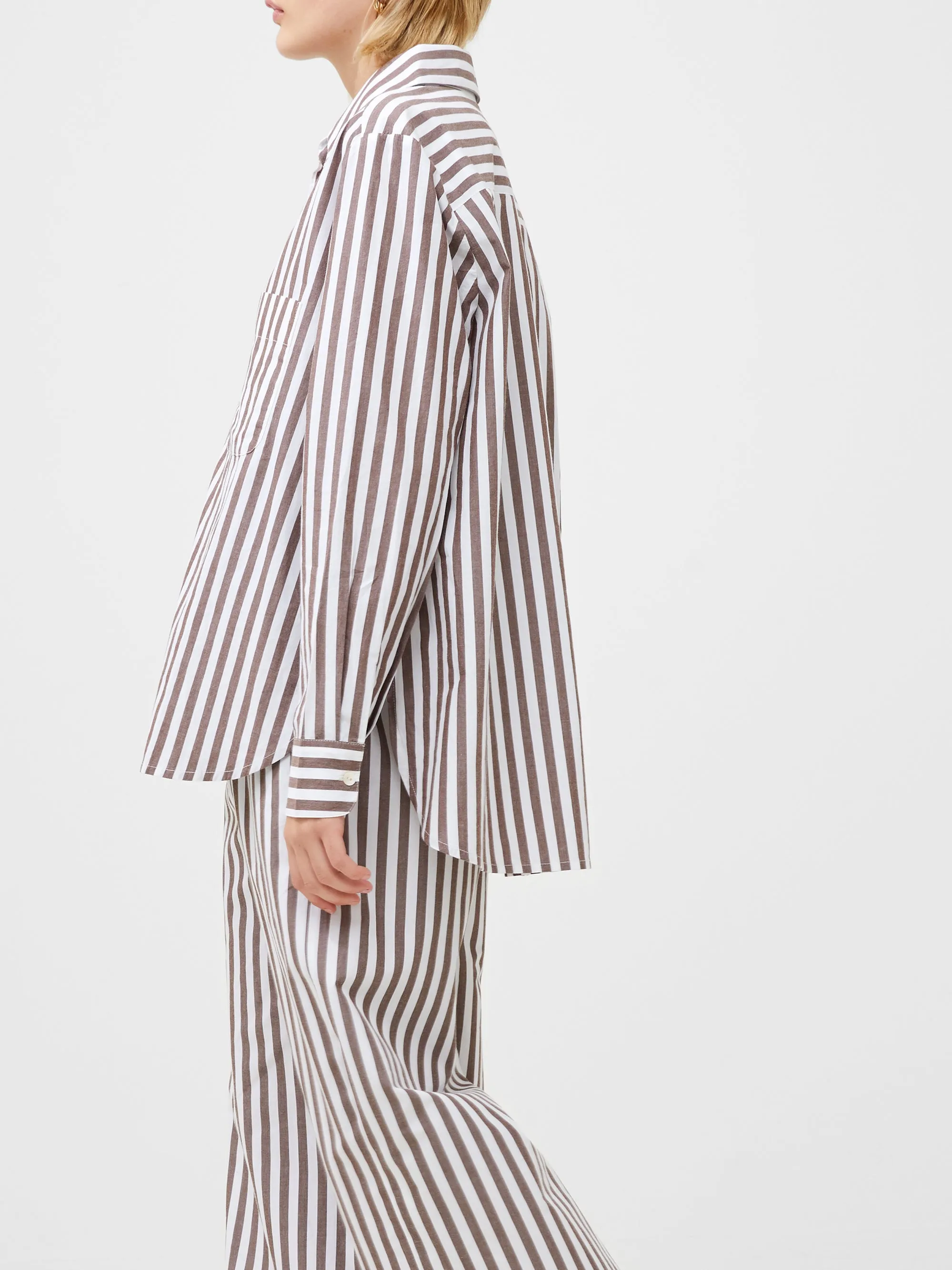 Stripe Poplin Boyfriend Shirt sold by French Connection product image thumbnail 4