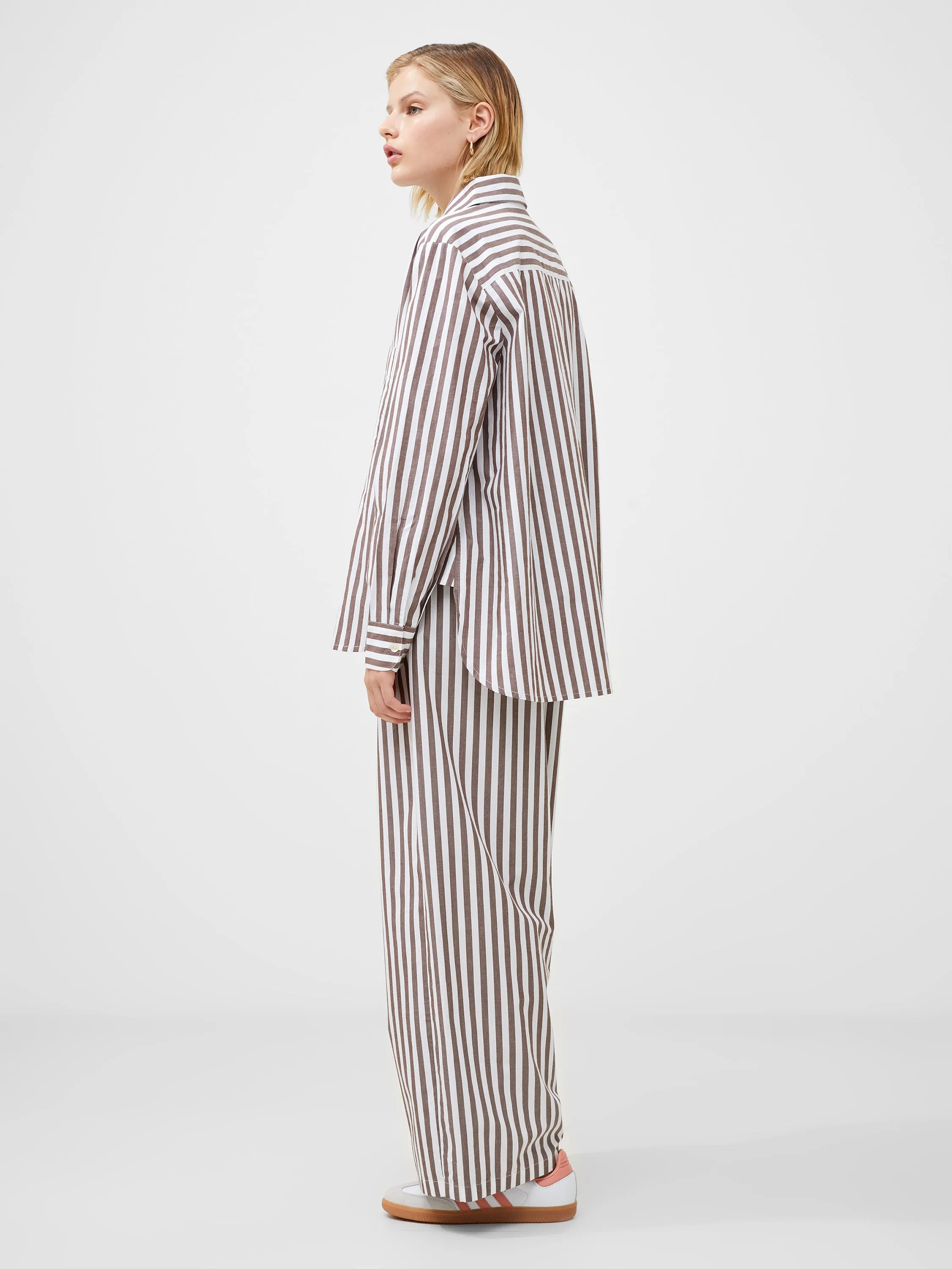 Stripe Poplin Boyfriend Shirt sold by French Connection product image thumbnail 3