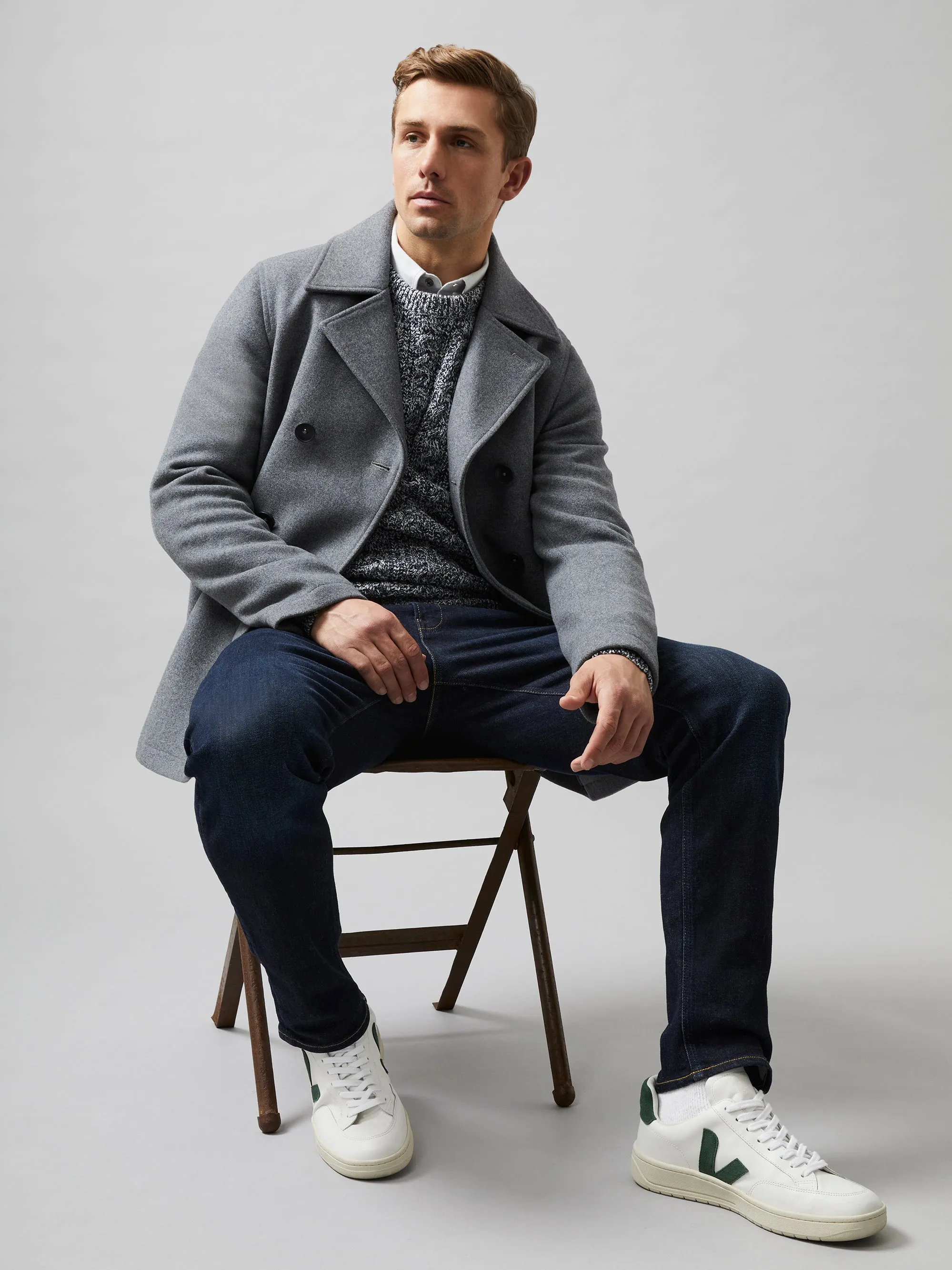 Double Breasted Peacoat sold by French Connection product image thumbnail 2