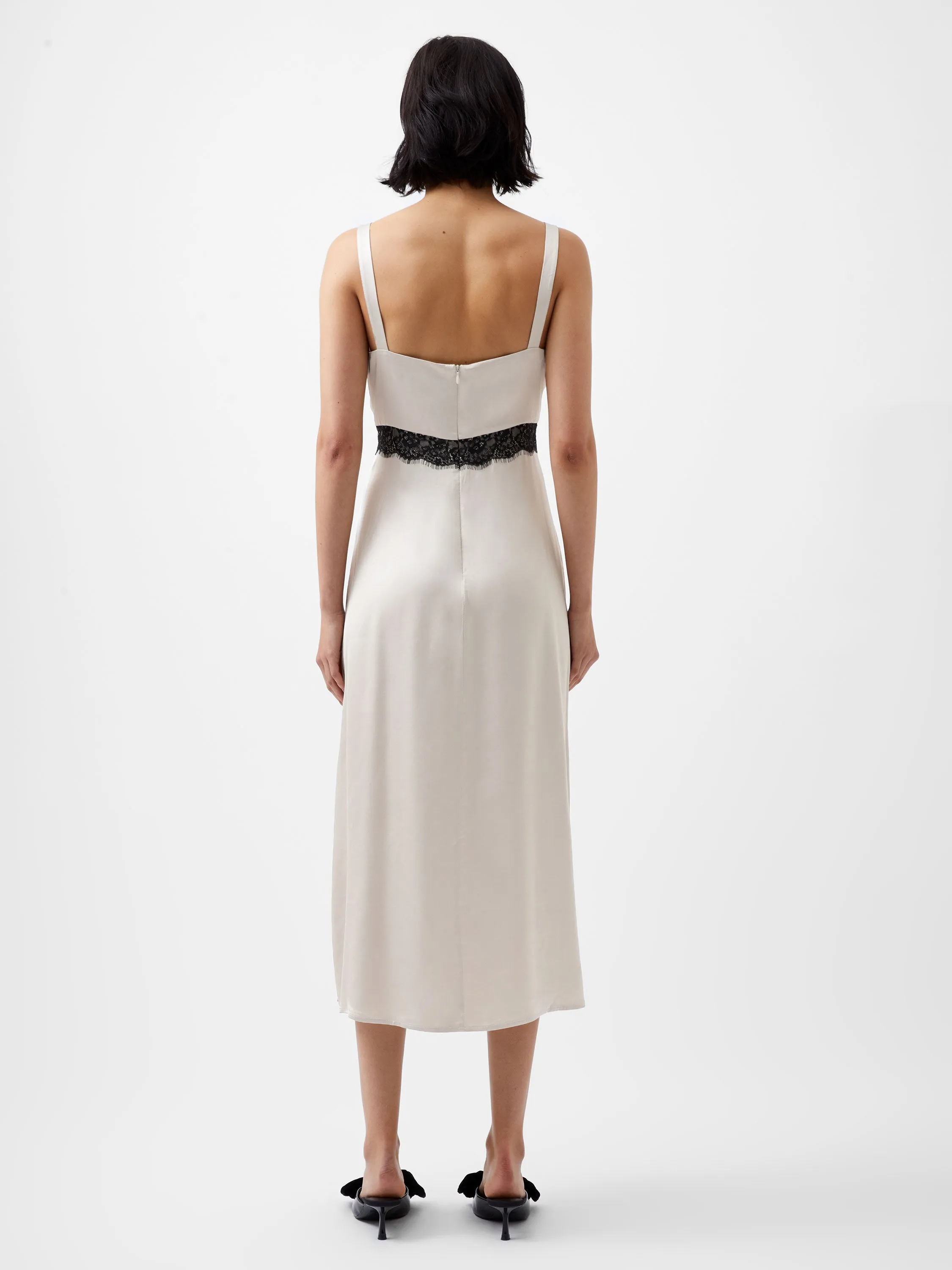 Ennis Satin Lace Dress sold by French Connection product image thumbnail 5