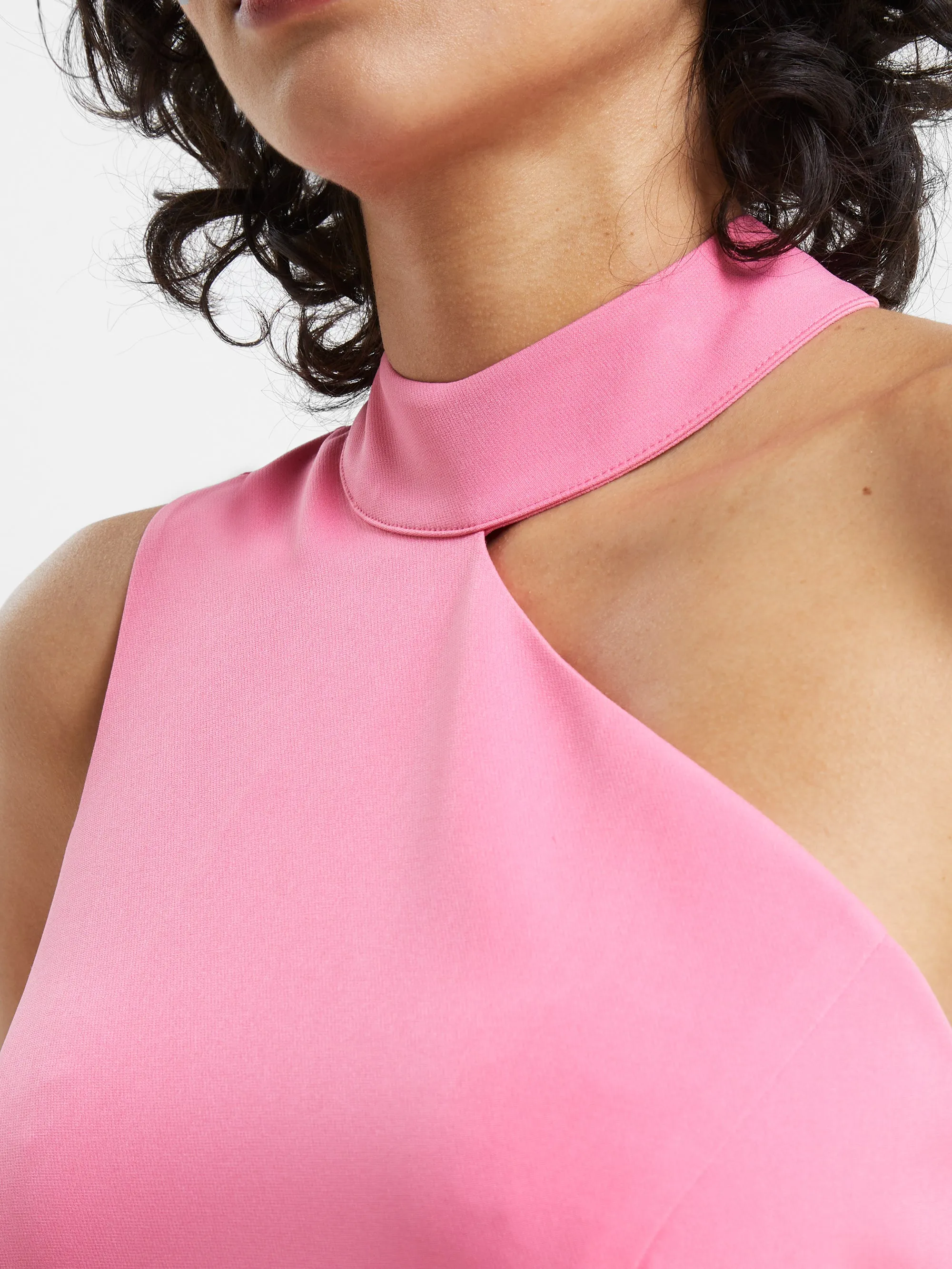 Echo Recycled Crepe One Shoulder Dress sold by French Connection product image thumbnail 3