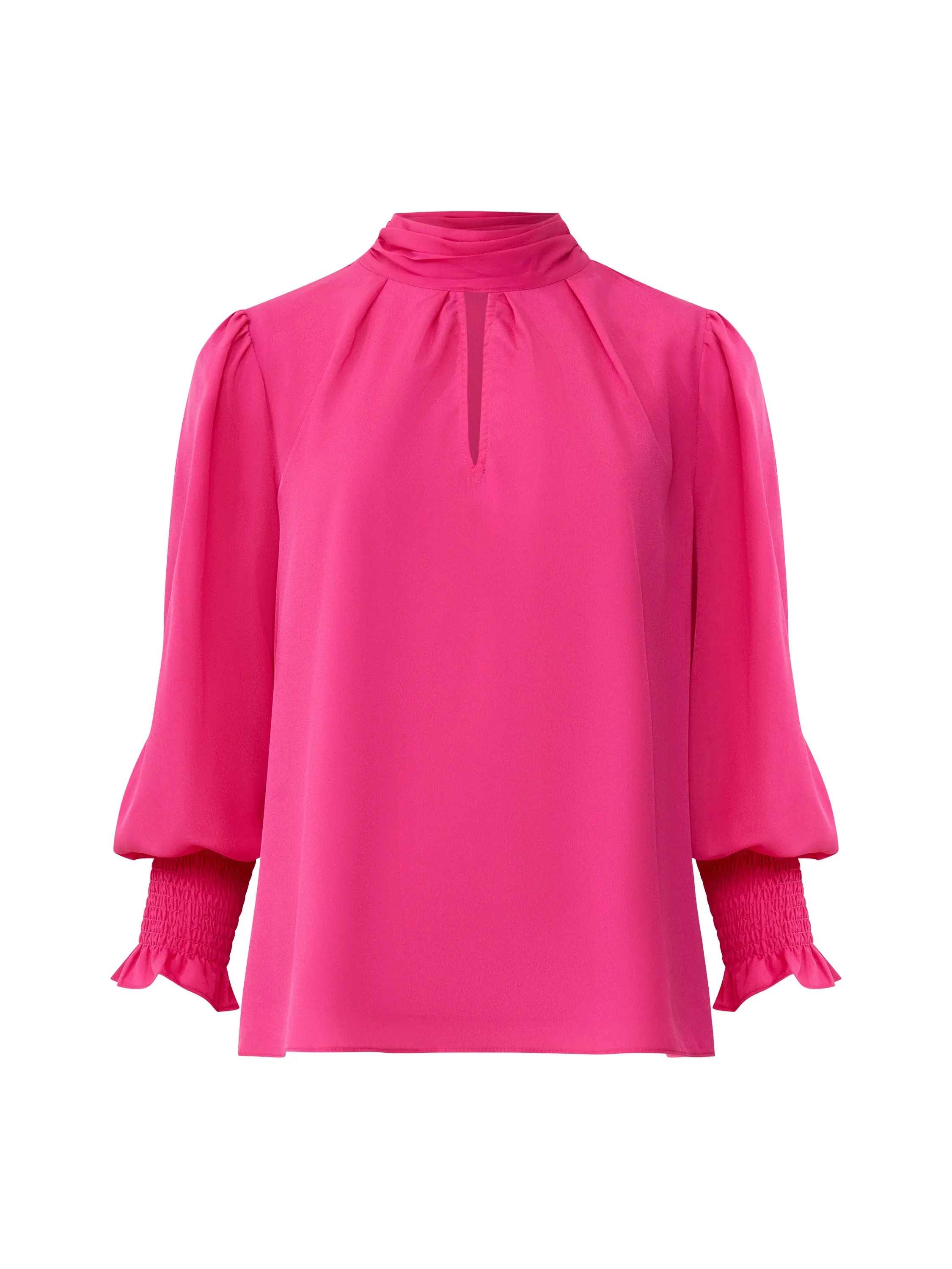 Crepe Light Keyhole Top sold by French Connection product image thumbnail 4