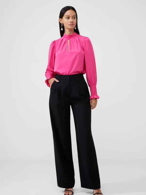 Crepe Light Keyhole Top sold by French Connection