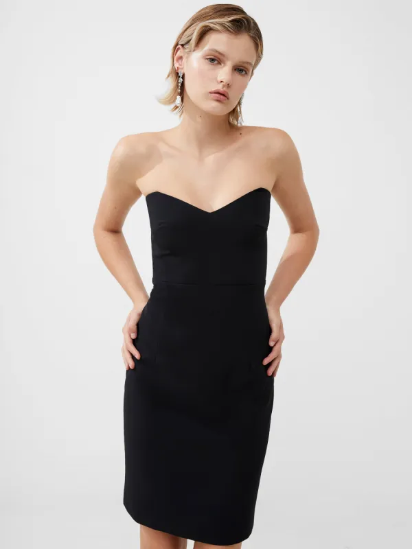 Echo Crepe Sweetheart Dress sold by French Connection