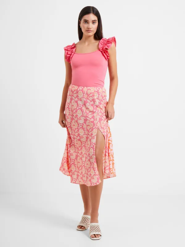 Cosette Verona Slip Midi Skirt made by French Connection