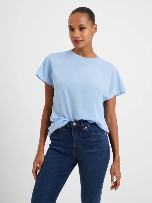 Crepe Light Crewneck Top sold by French Connection