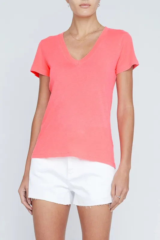 Becca Short Sleeve V-Neck Tee sold by French Cuff