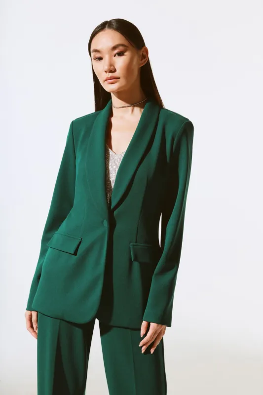 Scuba Crepe Fitted Blazer sold by French Cuff