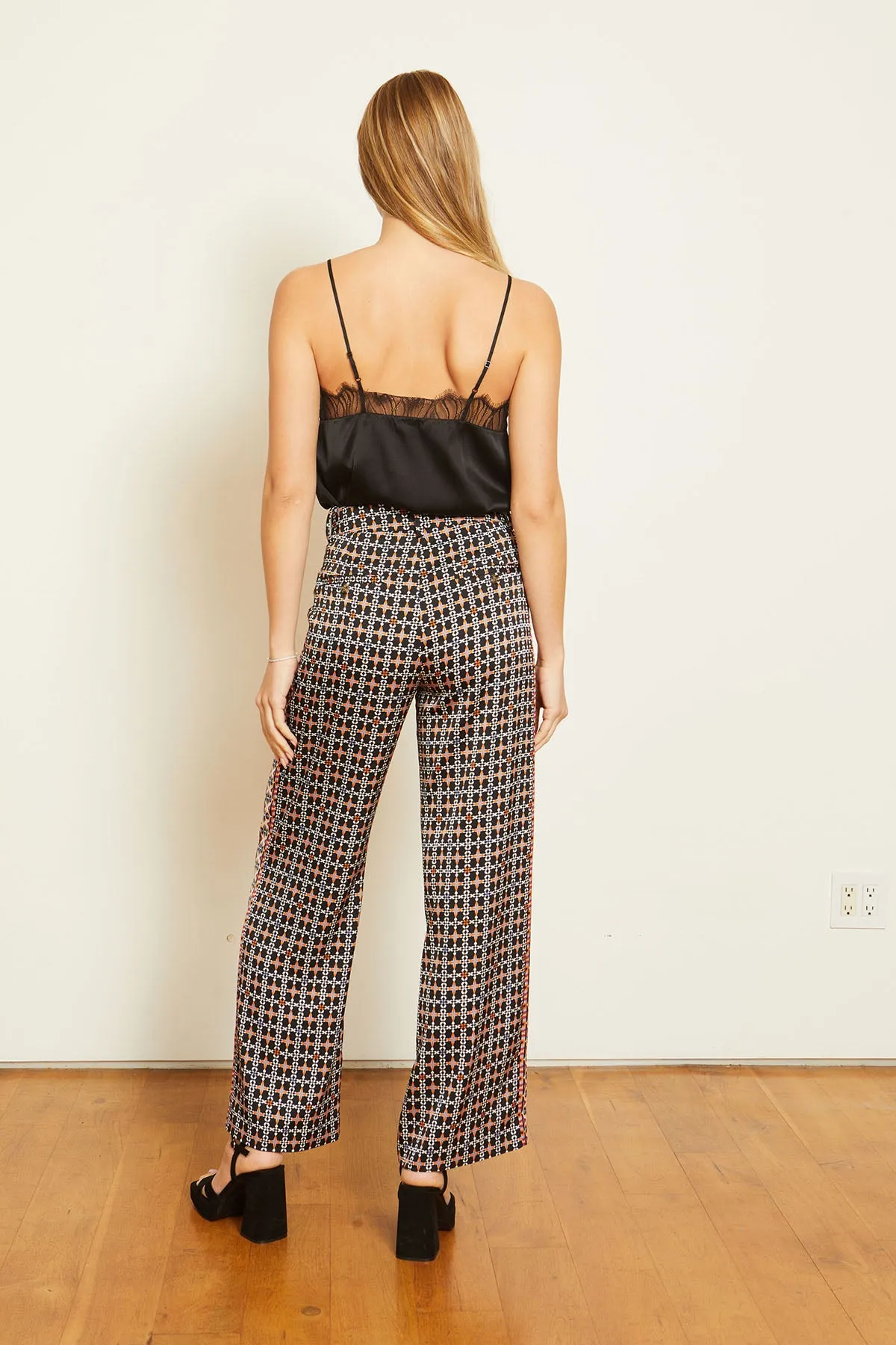 Gia Black Lace Trim Tank sold by French Cuff product image thumbnail 2