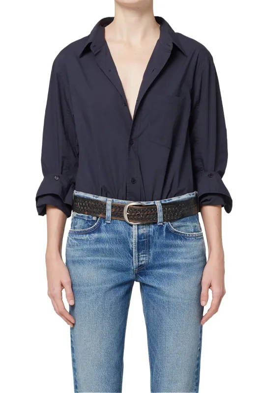 Kayla Shrunken Button Down sold by French Cuff