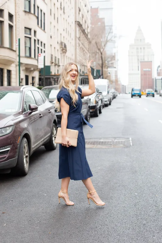 Fia Belted Dress sold by French Cuff