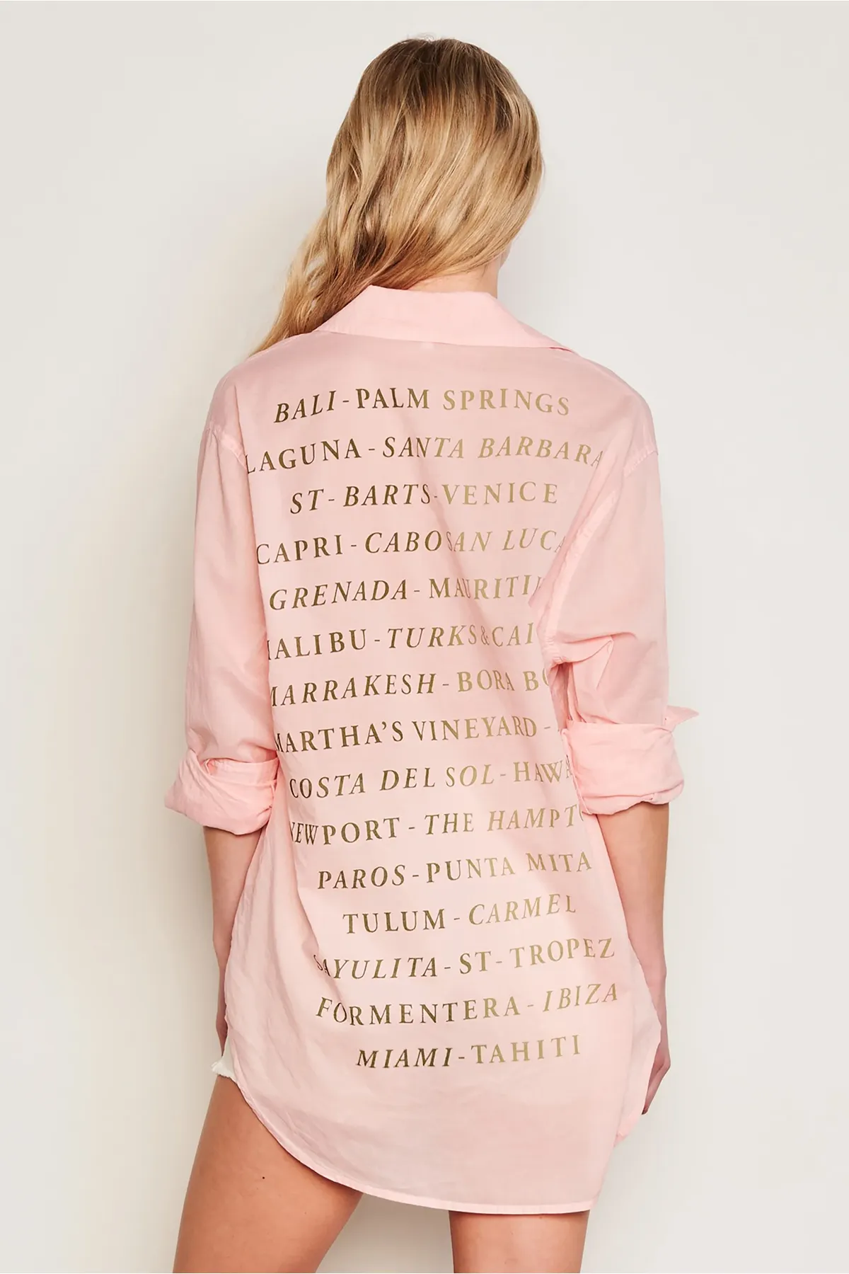 Oversized Shirt - Destinations sold by French Cuff