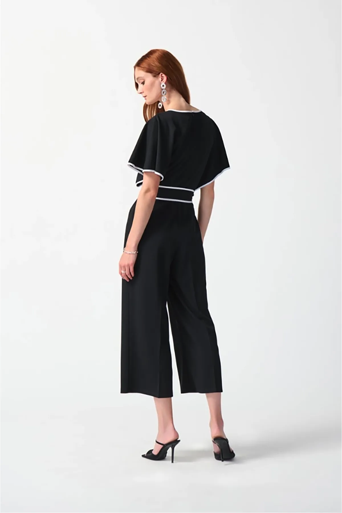 Scuba Crepe Belted Jumpsuit sold by French Cuff product image thumbnail 2