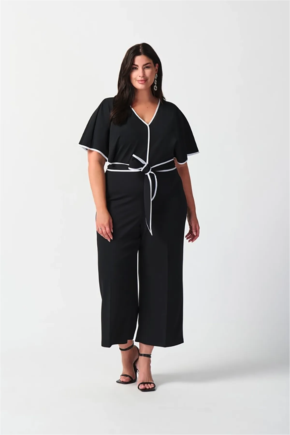 Scuba Crepe Belted Jumpsuit sold by French Cuff product image thumbnail 3