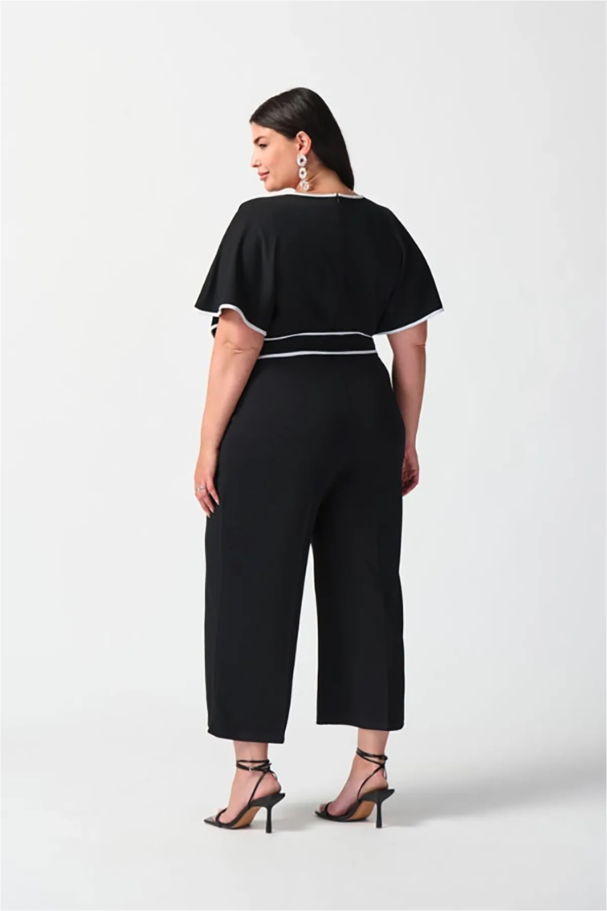 Scuba Crepe Belted Jumpsuit sold by French Cuff product image thumbnail 4