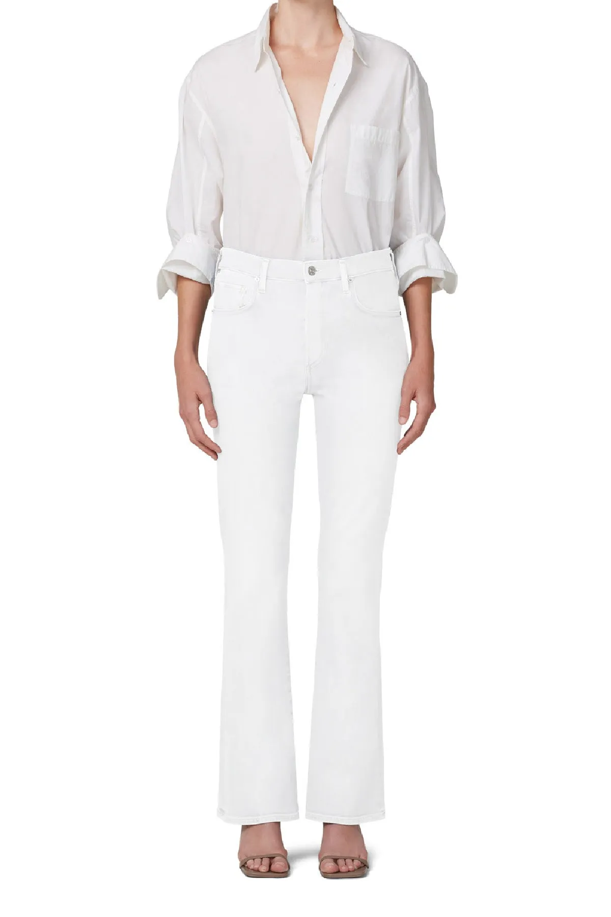 Lilah High-Rise Bootcut Jean - Lucent sold by French Cuff