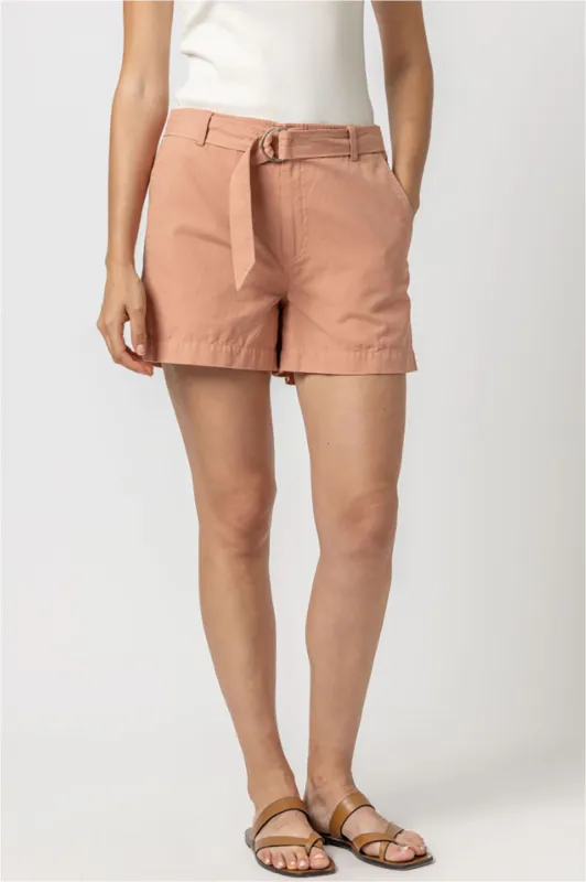 Belted Canvas Short sold by French Cuff