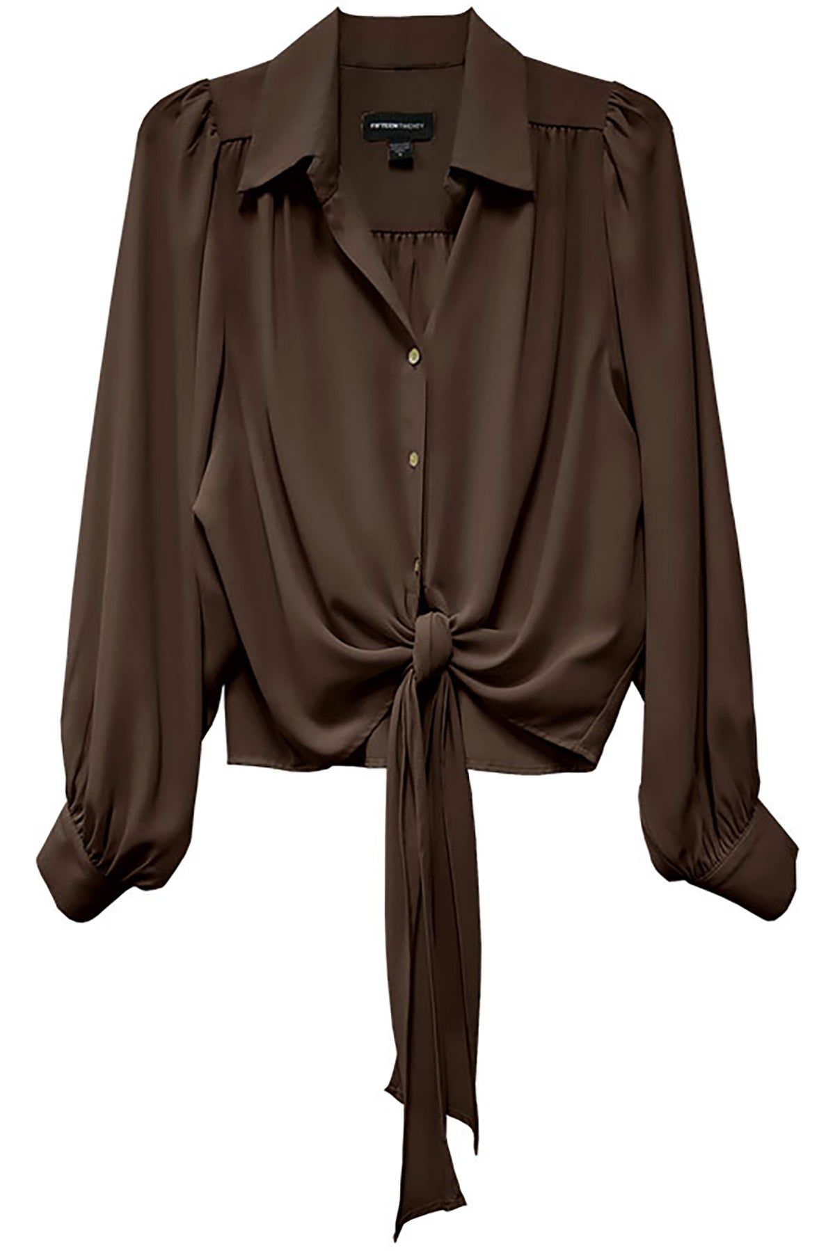 Tie Front Top sold by French Cuff