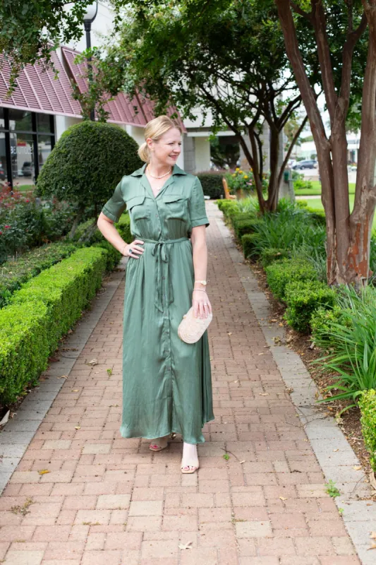 Vintage Satin Dress sold by French Cuff
