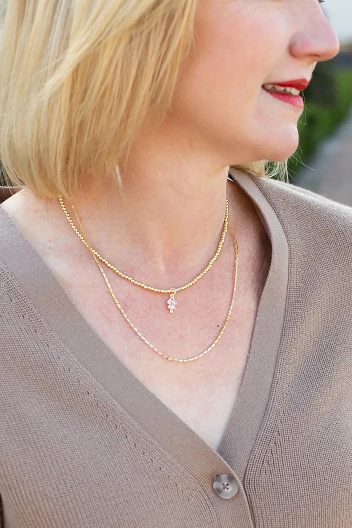 Single Charm Necklace sold by French Cuff