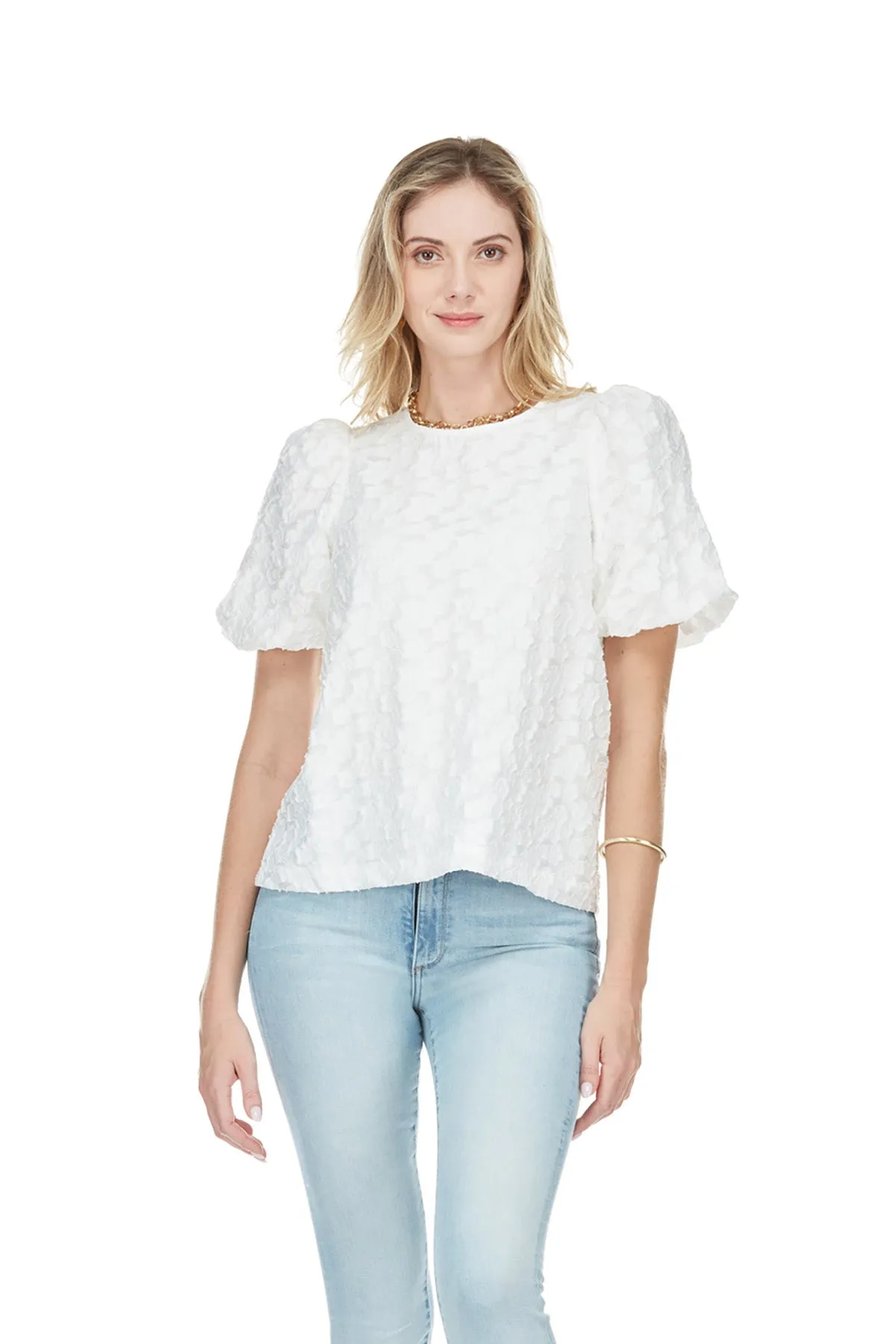 White Lace Top sold by French Cuff