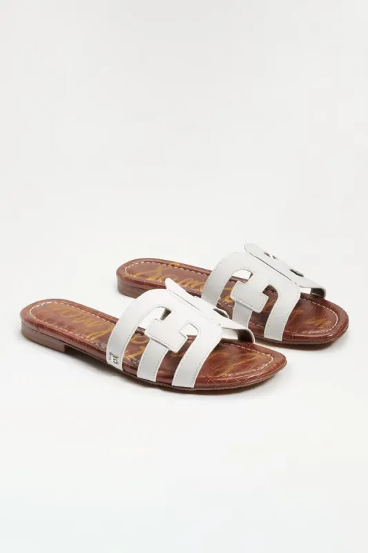 Bay Slide Sandal - White sold by French Cuff