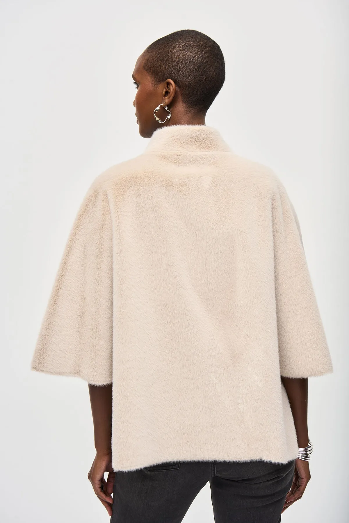 Bonded Faux Fur Suede Jacket sold by French Cuff product image thumbnail 4