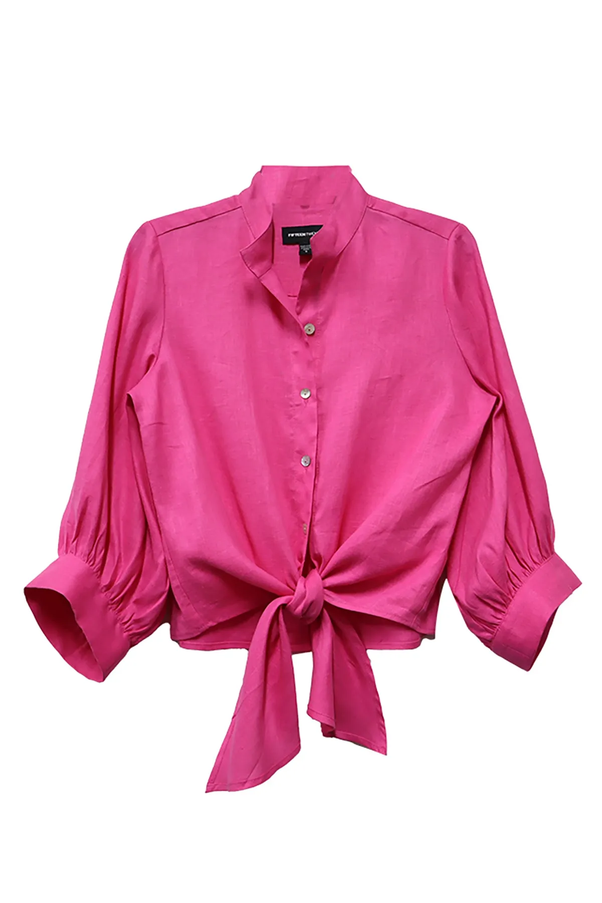 Linen Tie Front Top sold by French Cuff product image thumbnail 2