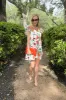 White Floral Ruffle Mini Dress sold by French Cuff