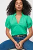 Rosanna Blouse with Ruffled Collar sold by French Cuff