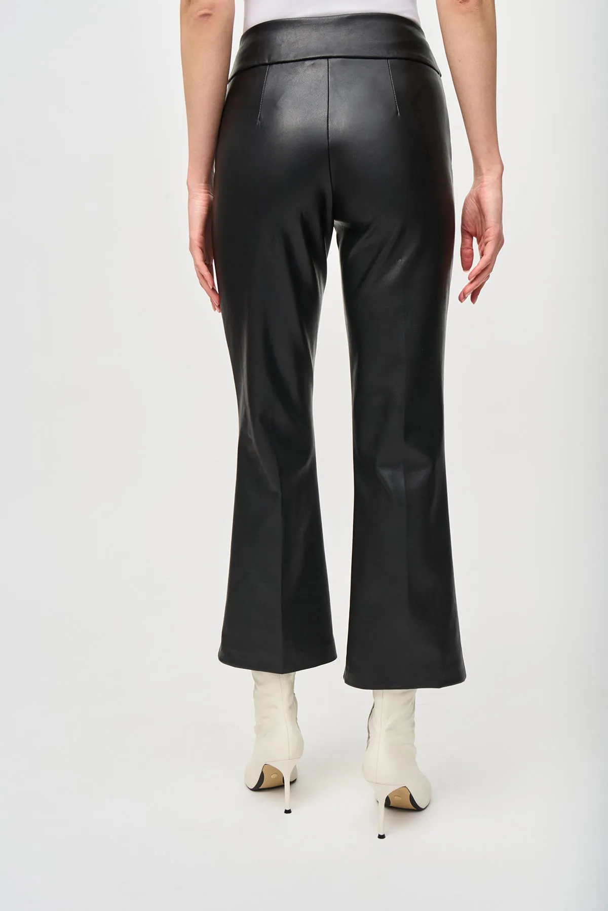Leatherette Flared Pull-On Pants sold by French Cuff product image thumbnail 4