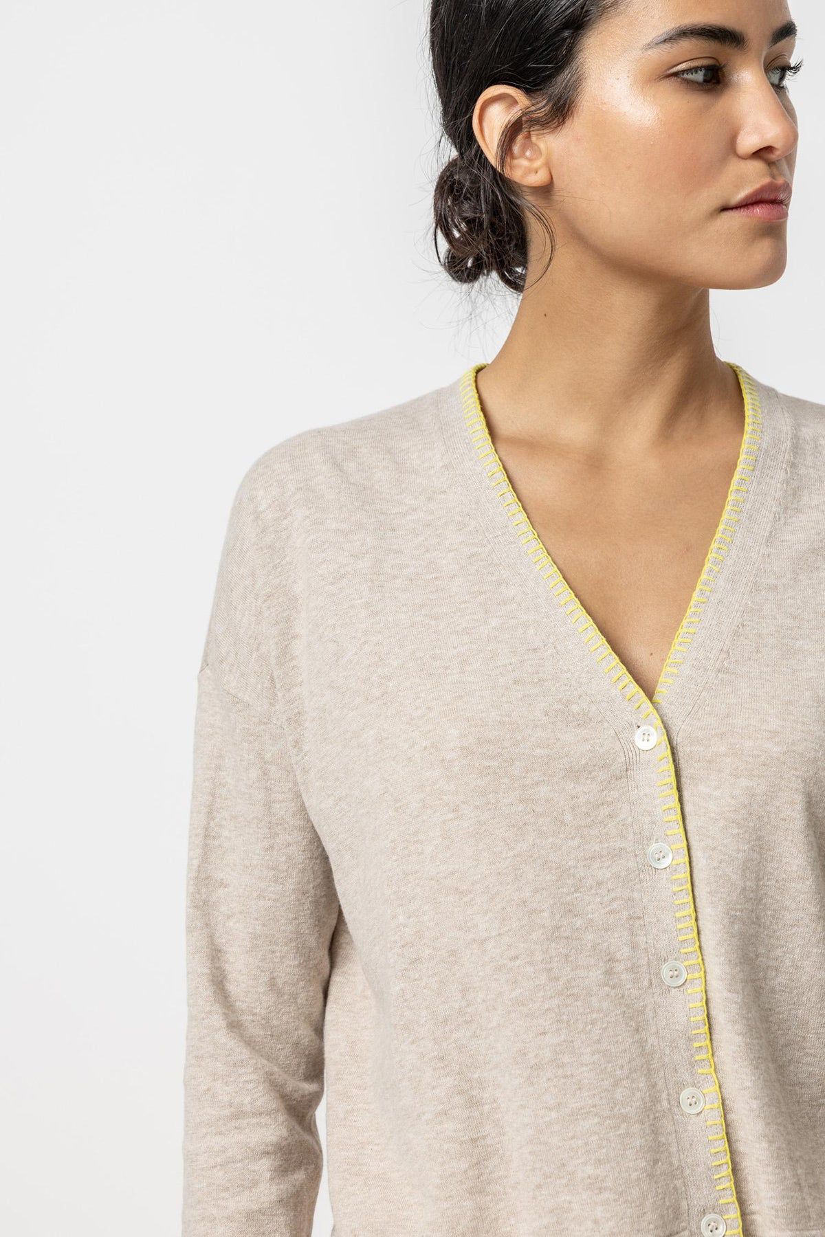 Blanket Stitch Cardigan sold by French Cuff product image thumbnail 2