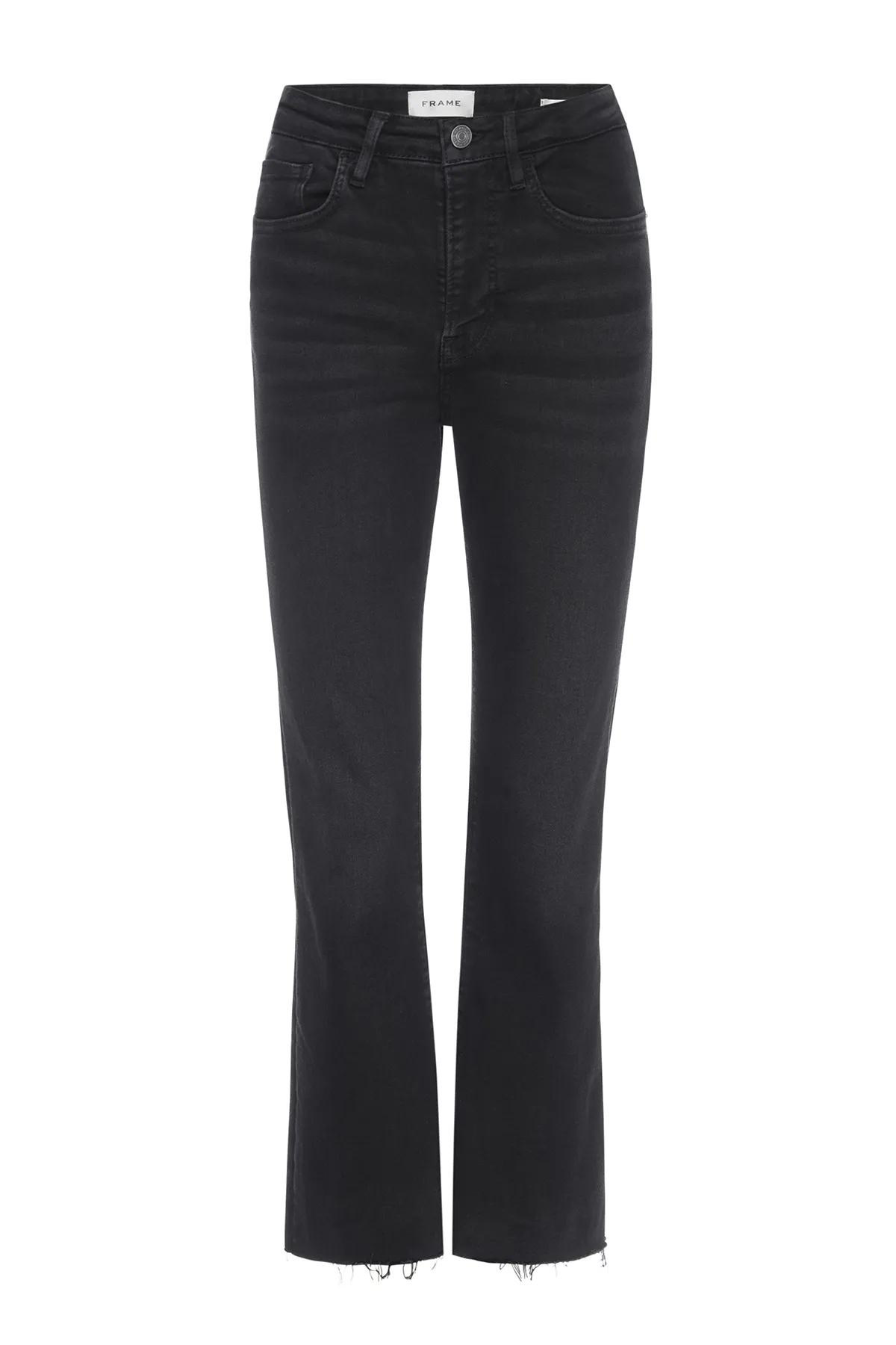 Le Crop Mini Boot Raw Fray sold by French Cuff