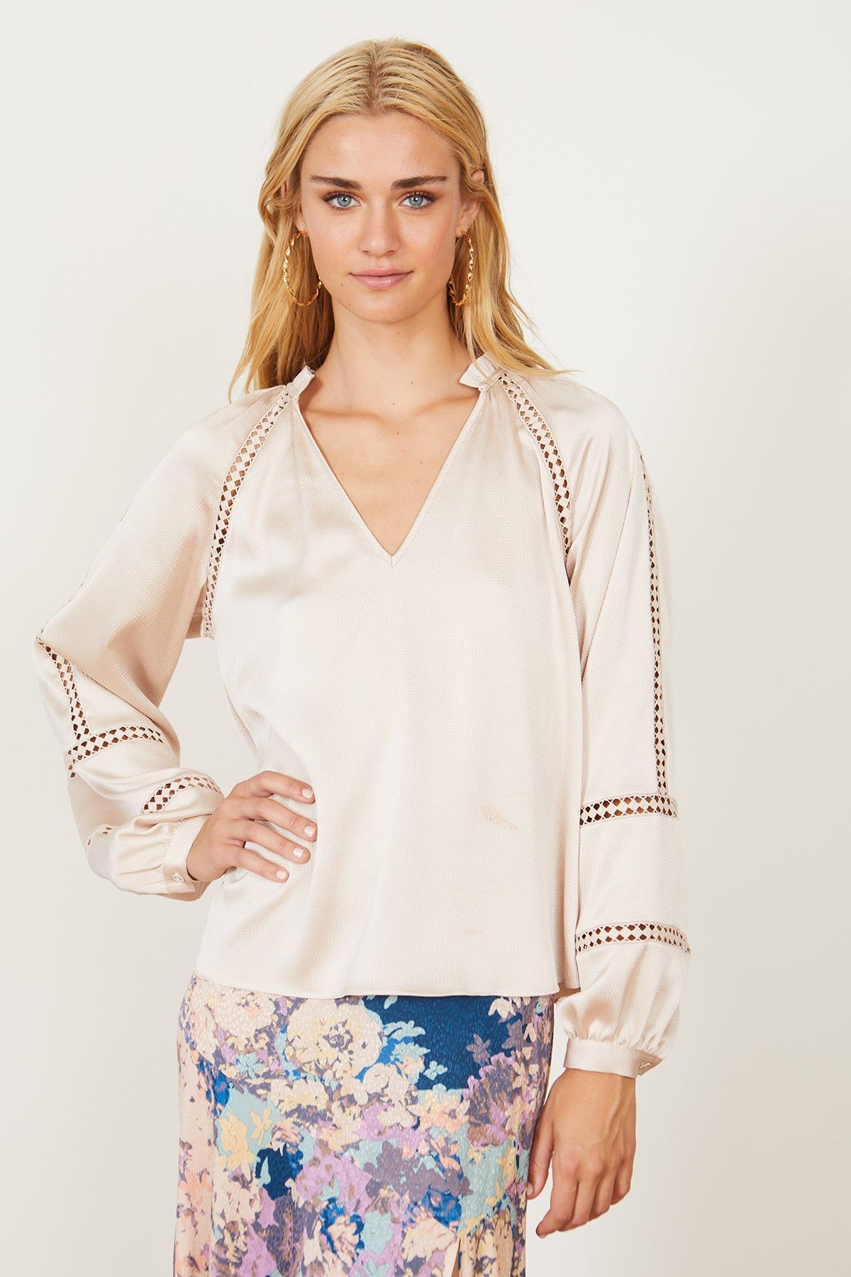 Stella Sweet Lilac Top sold by French Cuff