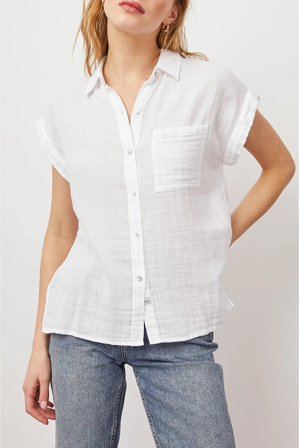 Whitney Top - White sold by French Cuff