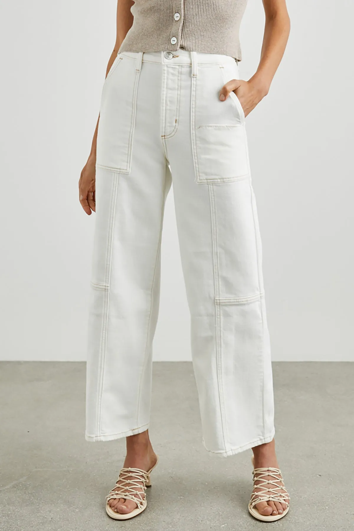 Getty Crop Utility Pant sold by French Cuff