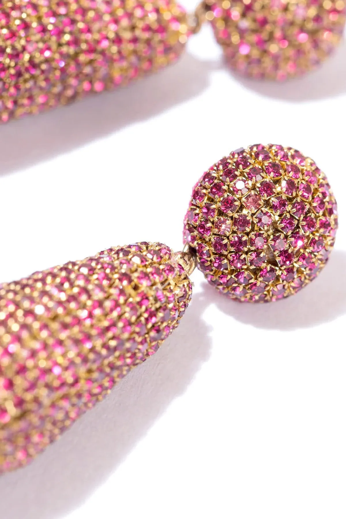 Emely Earrings - Fuschia sold by French Cuff product image thumbnail 2
