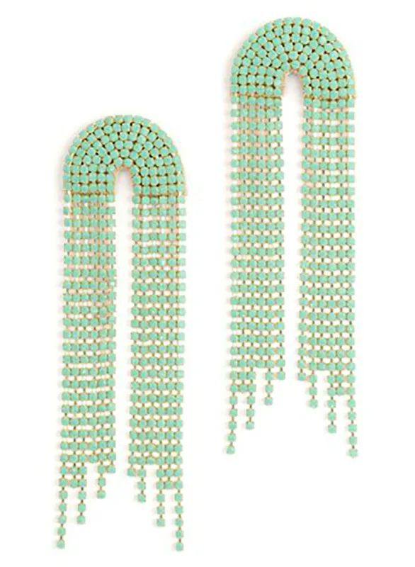 Adina Earring - Mint sold by French Cuff