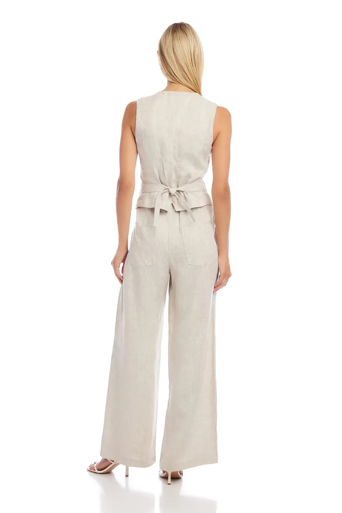 High Waisted Linen Pants sold by French Cuff product image thumbnail 3