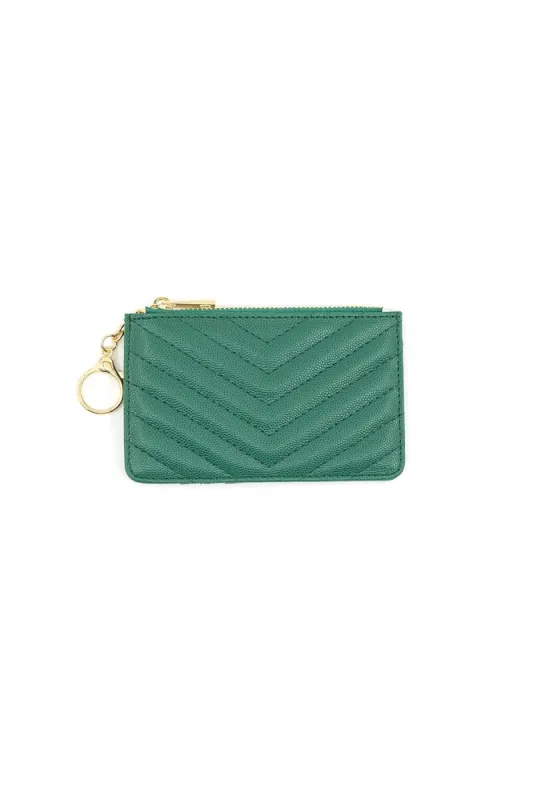 Chevron Key Chain Wallet sold by French Cuff