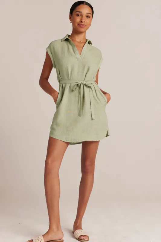 Belted Tunic Shirt Dress sold by French Cuff