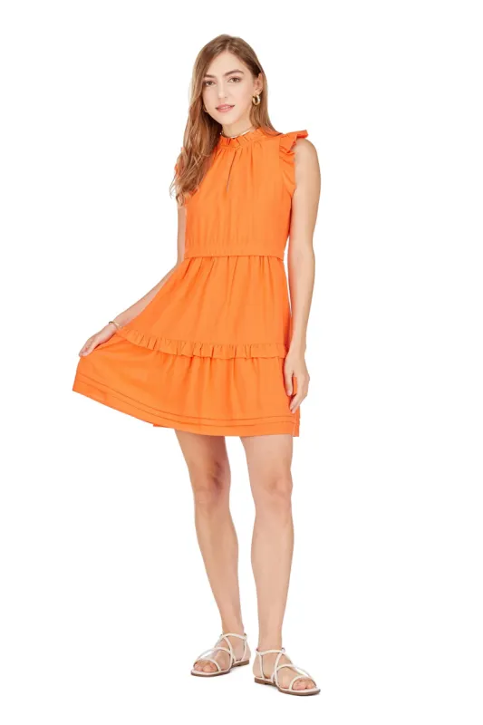 Oranged Tiered Dress sold by French Cuff