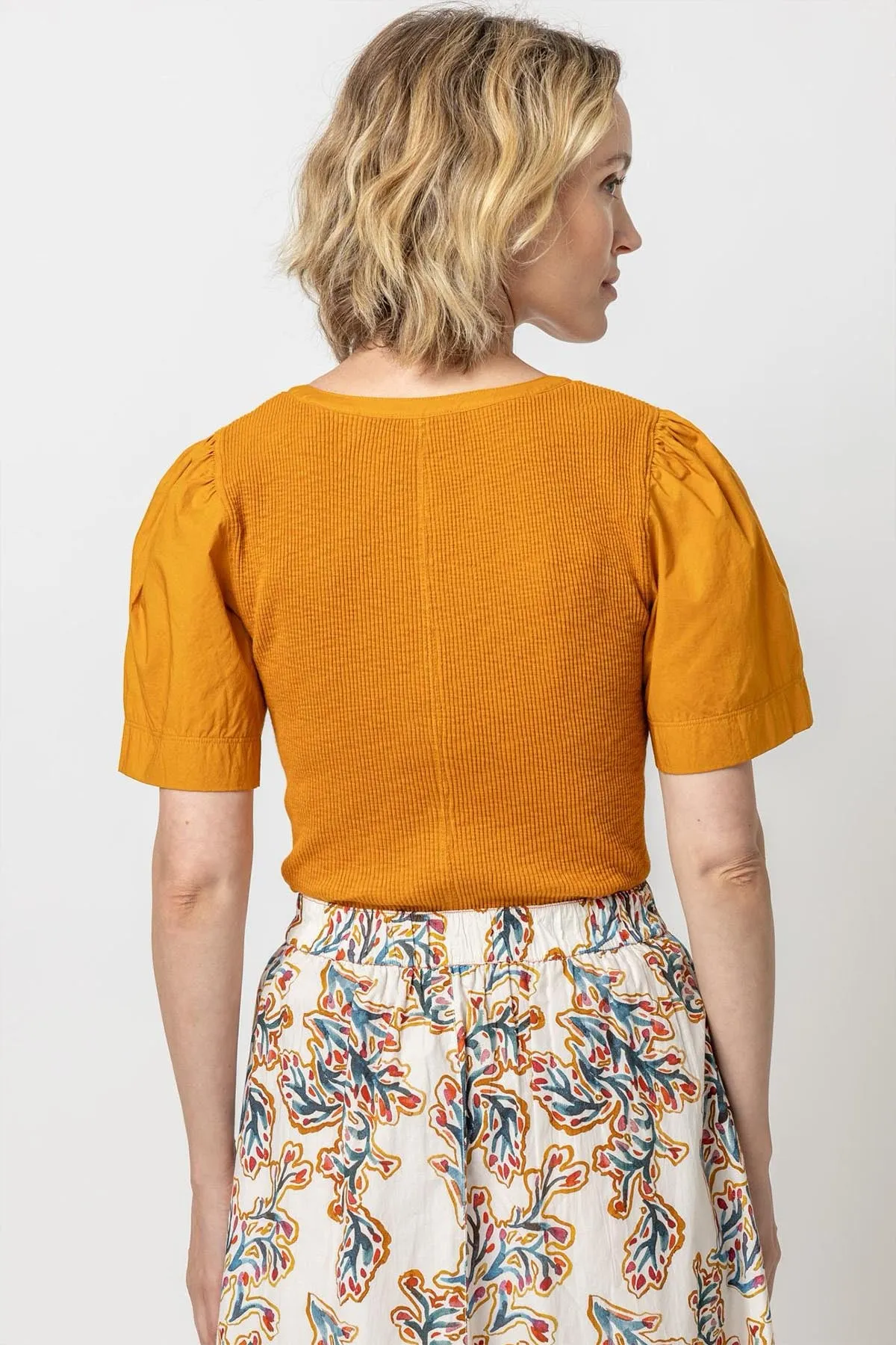 Woven Sleeve Split Neck sold by French Cuff product image thumbnail 2