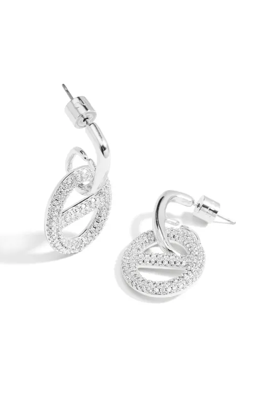 Pave Mariner Link Drop Earring sold by French Cuff