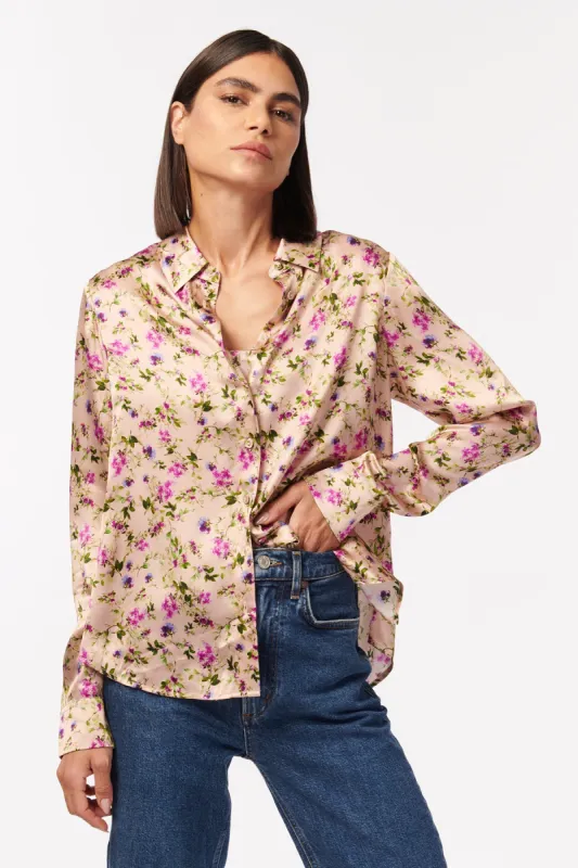 Crosby Blouse - Spring Geranium sold by French Cuff