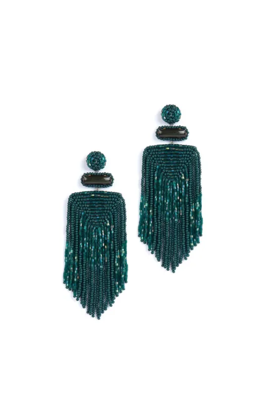 Jody Earrings, Emerald made by French Cuff