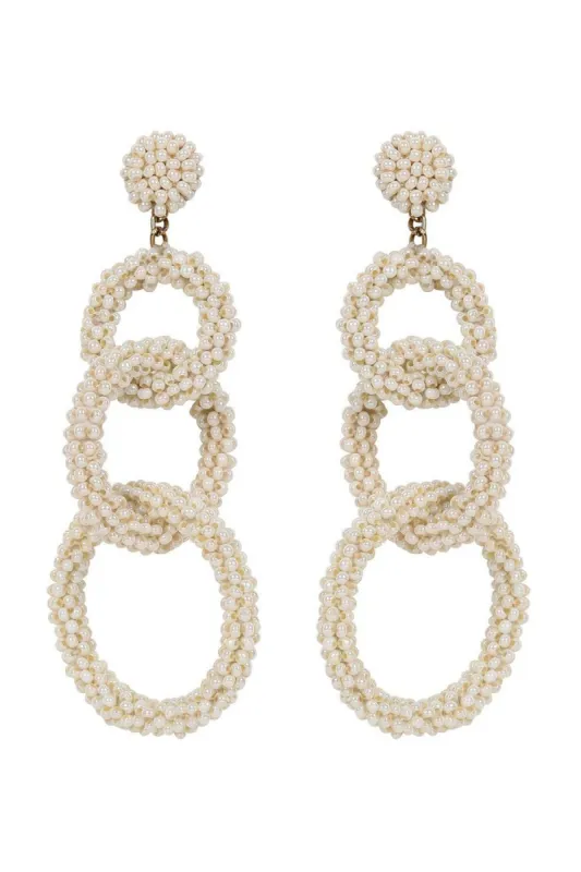 Ember Earrings - Pearl sold by French Cuff