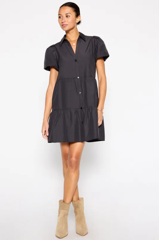 Havana Mini Dress - Washed Black sold by French Cuff